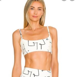 We wore what sports bra size medium